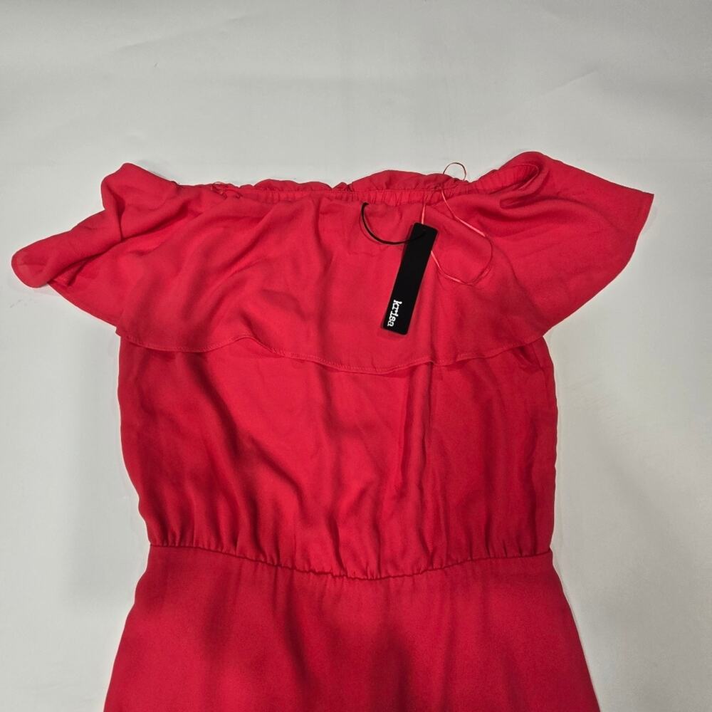 Krisa Off Shoulder Ruffle Dress in Rio - Picture 4 of 13